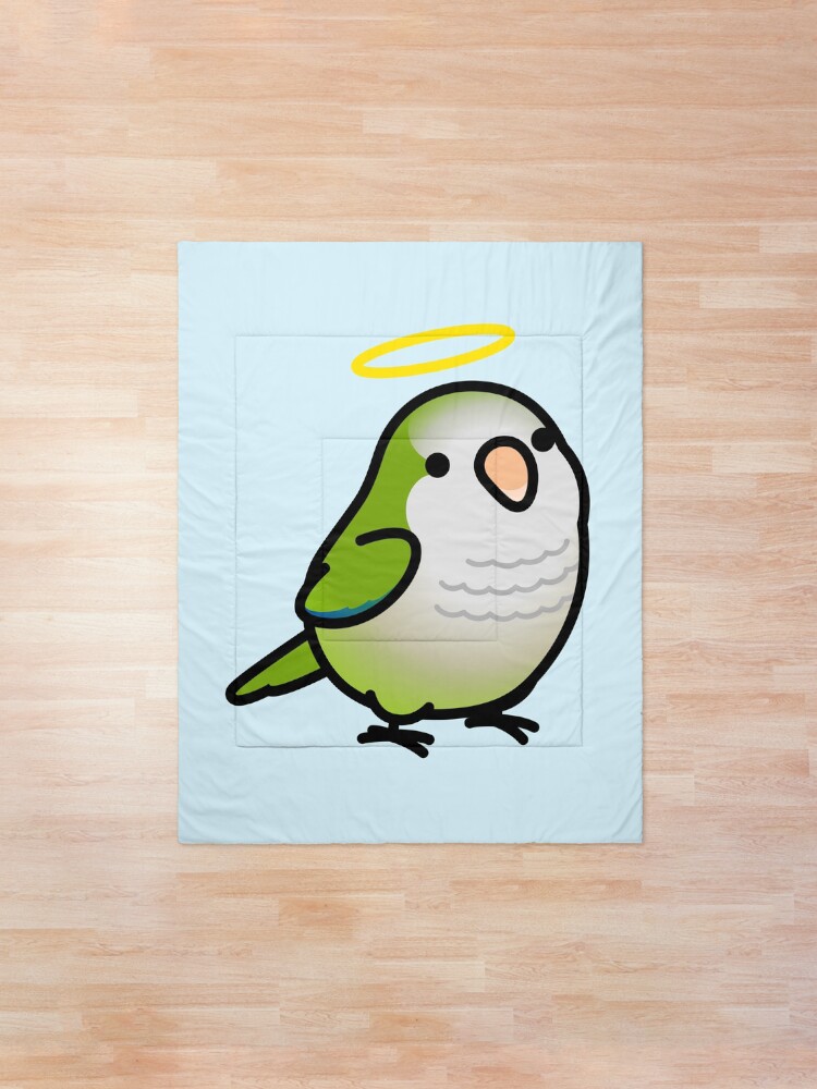 Alternate view of Custom Chubby Quaker Parrot - Chely Comforter