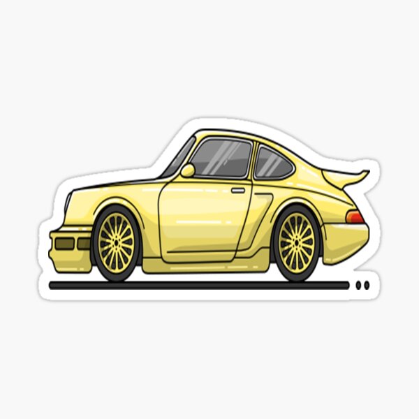 Emotional Support Vehicle, Decal Sticker - Porsche 911 996 Macan Cayenne  Boxster 