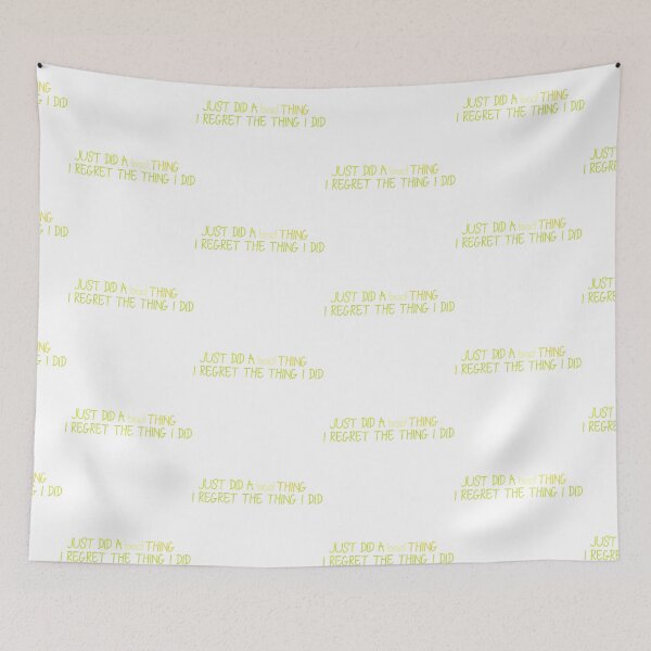 Item preview, Just Did a Bad Thing Yellow designed and sold by Ginny 168.