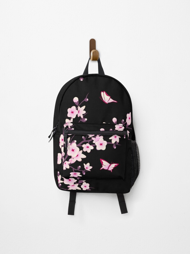 Pink black bookbag hot sale