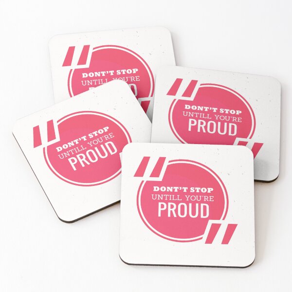 Item preview, DON'T STOP UNTILL YOU'RE PROUD designed and sold by Ali-shopy.