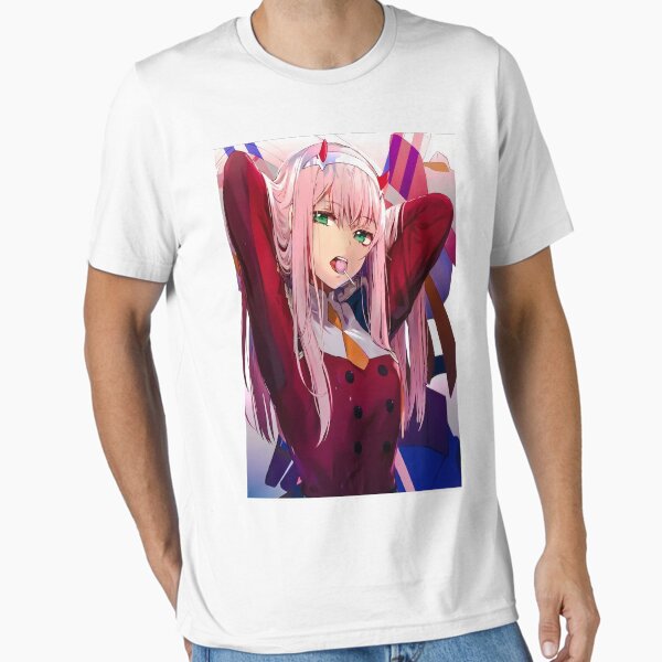 Zero Two 02 Darling Anime Manga Kawaii Mecha T-Shirt Zero Two 02 Darling Anime Manga Kawaii Mecha T-Shirt