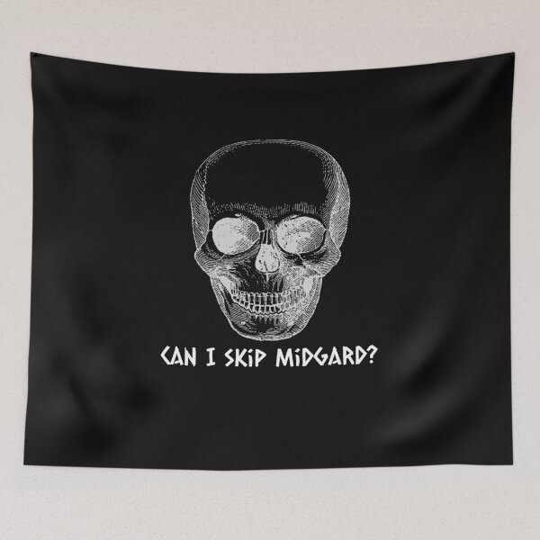 Item preview, Viking Skull - Midgard / Valhalla designed and sold by NoelNimmad.