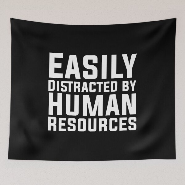 Item preview,  Easily Distracted By Human Resources - Funny Hydrology designed and sold by Alaadin Bendali Braham.