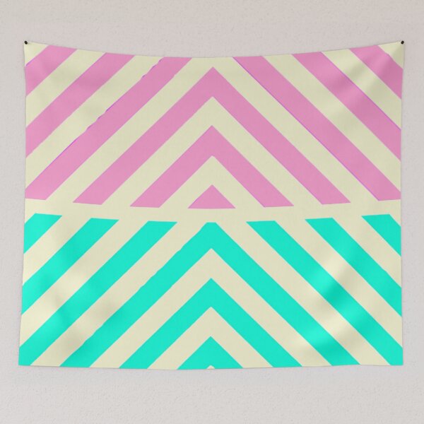 Item preview, Pink and cyan - Modern Chevron  designed and sold by Joejo19.