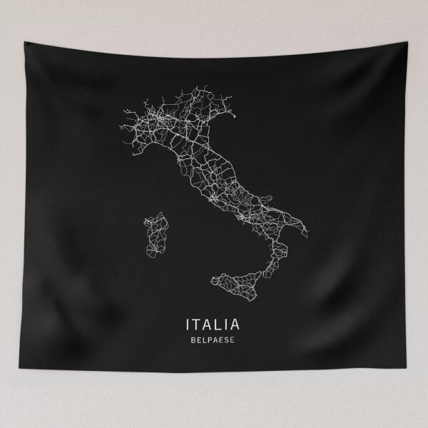 Item preview, Italy Road Map designed and sold by clarkstpress.