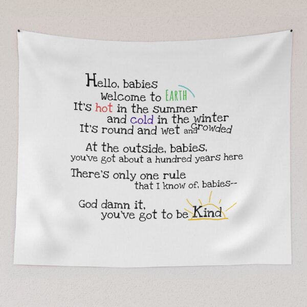 Item preview, Hello Babies - Kurt Vonnegut  designed and sold by bibliophan.