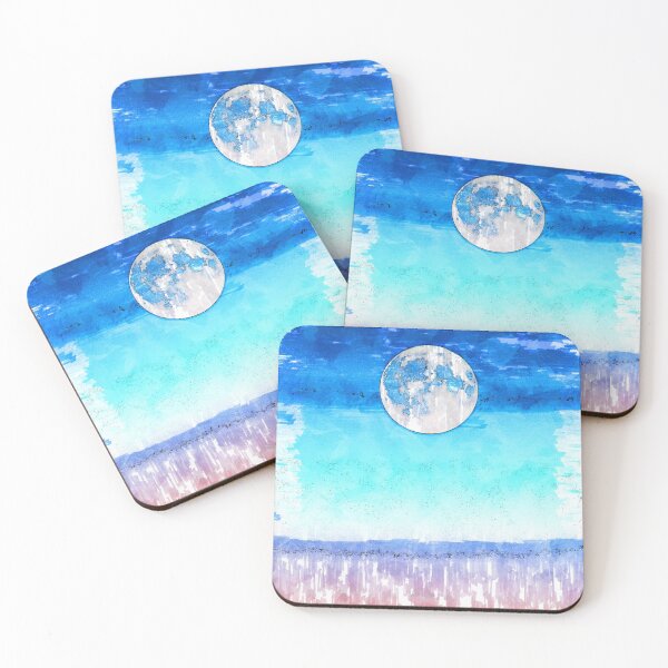 Item preview, Bright Full Moon Gradient Sky. For Moon Lovers. designed and sold by ColortrixArt.
