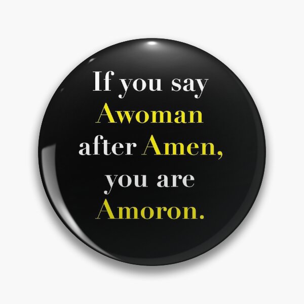 Item preview, Amen, Awoman, Amoron designed and sold by roskopp.