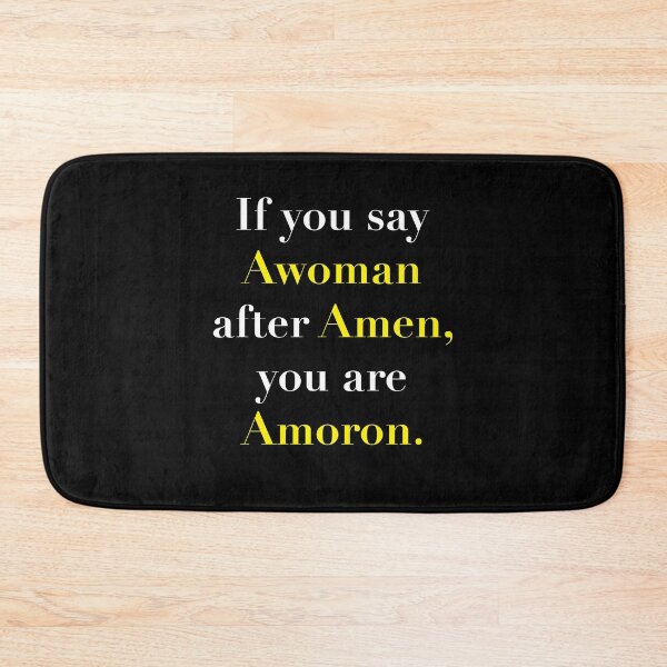 Item preview, Amen, Awoman, Amoron designed and sold by roskopp.