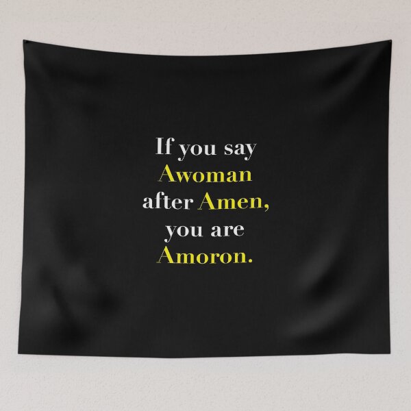 Item preview, Amen, Awoman, Amoron designed and sold by roskopp.