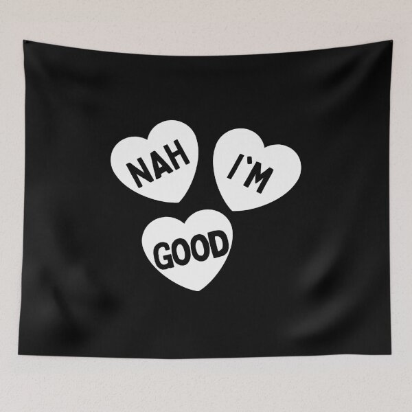 Item preview, Nah, Im Good - Sassy Hearts - Funny Anti Valentines Day 2 designed and sold by AnyKitty.