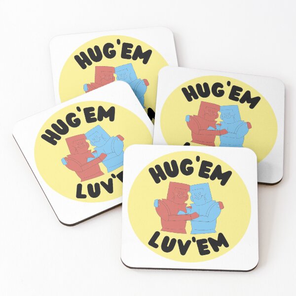Item preview, Hug'em Luv'em Robots design designed and sold by brightside-shop.