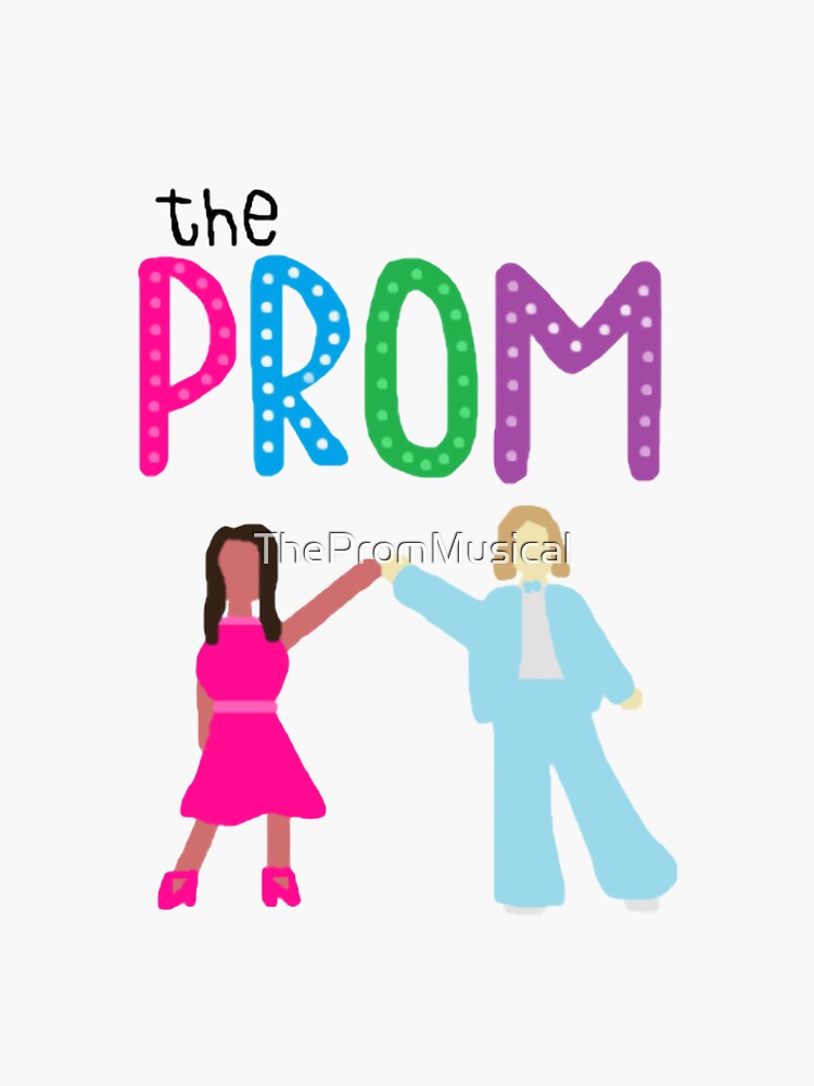 The Prom Movie Emma and Alyssa Sticker