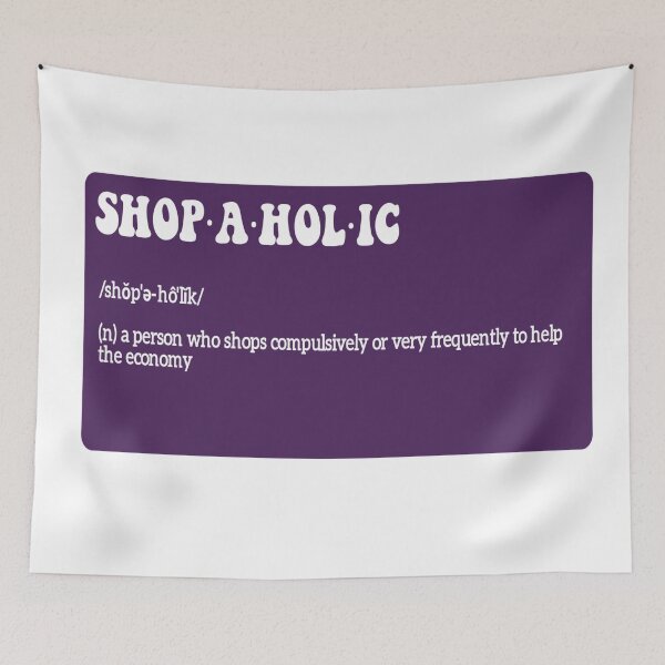 Item preview, Shopaholic designed and sold by LU NA.
