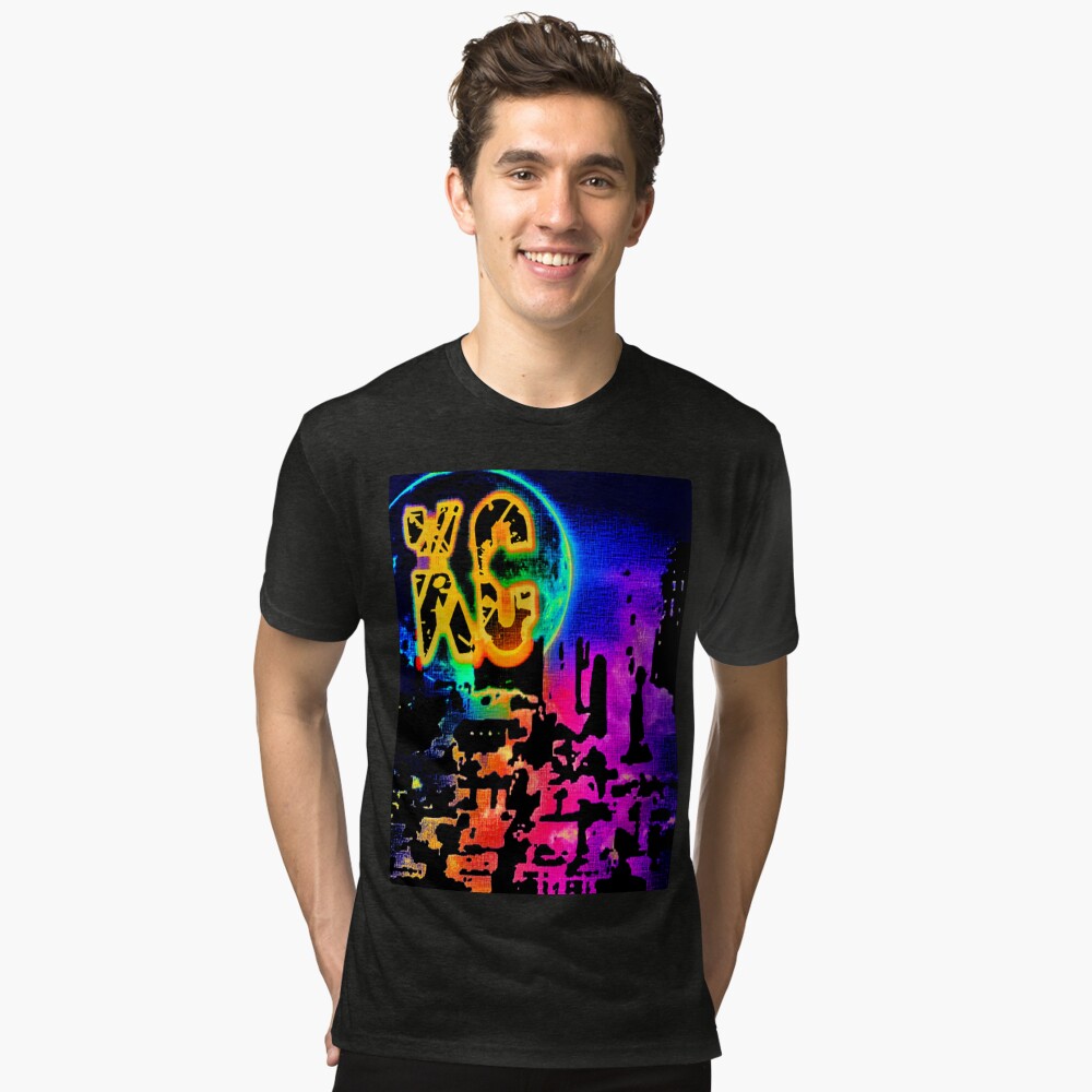 Item preview, Tri-blend T-Shirt designed and sold by kinkatstyle.