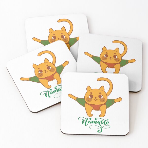 Item preview, Funny Yoga Cat Pose designed and sold by BitsndPieces.