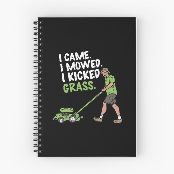 Item preview, I Came I Mowed I Kicked Grass - Funny Mowing Gift designed and sold by biNutz.