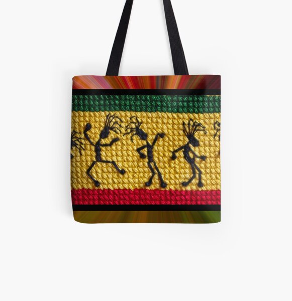 og lively reggae dancers All Over Print Tote Bag
