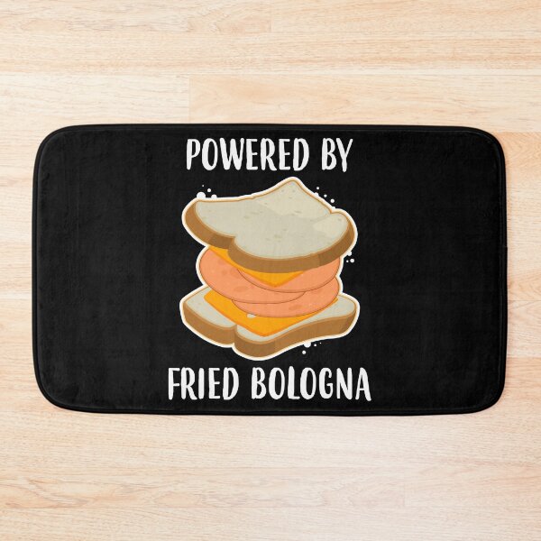 Item preview, Funny Foodie Powered By Fried Bologna design designed and sold by jakehughes2015.