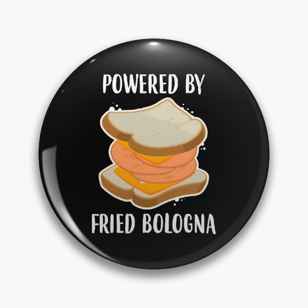 Item preview, Funny Foodie Powered By Fried Bologna design designed and sold by jakehughes2015.