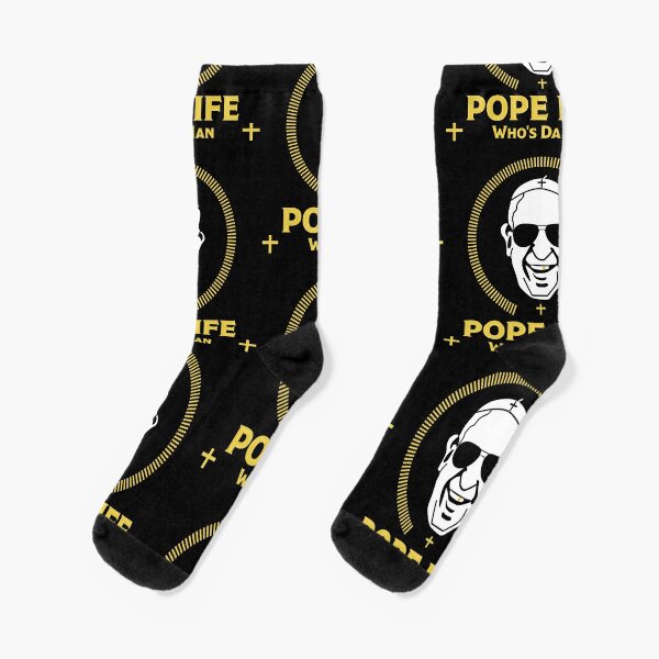 Papst Socken Redbubble