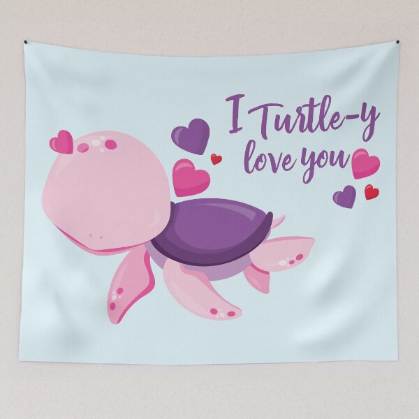 Item preview, Cute Valentines Turtle designed and sold by TamGustam.