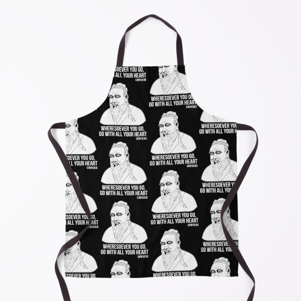 Item preview, All Your Heart Chinese Philosopher Quote Confucius print designed and sold by jakehughes2015.