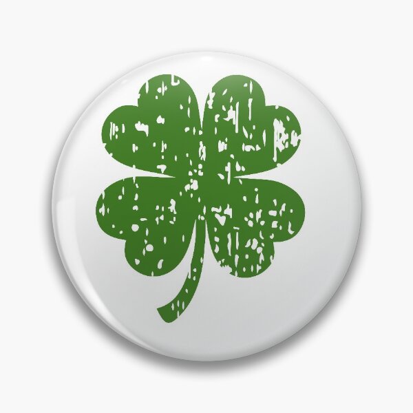 Item preview, Grunge shamrock, four leaf clover designed and sold by flexycreatives.