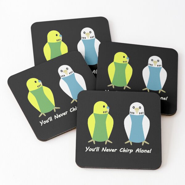 Item preview, Budgies YNCA, green-turquoise, male-female, side-front designed and sold by Cevetan.