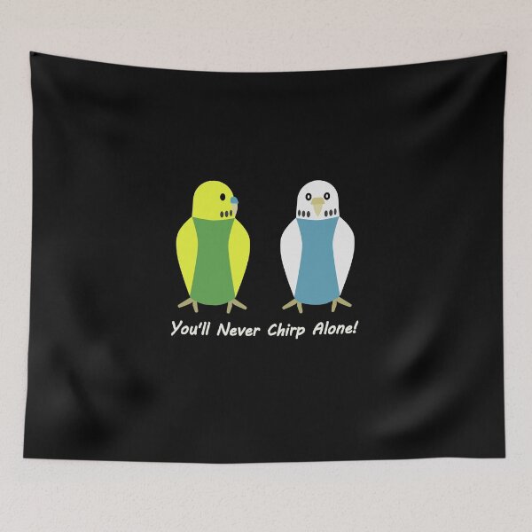 Item preview, Budgies YNCA, green-turquoise, male-female, side-front designed and sold by Cevetan.