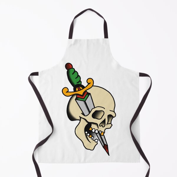 Item preview, American Traditional Skull and Dagger designed and sold by griff1.