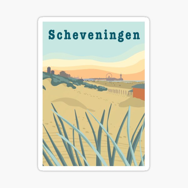 Item preview, Scheveningen Poster designed and sold by VeronArtLab.