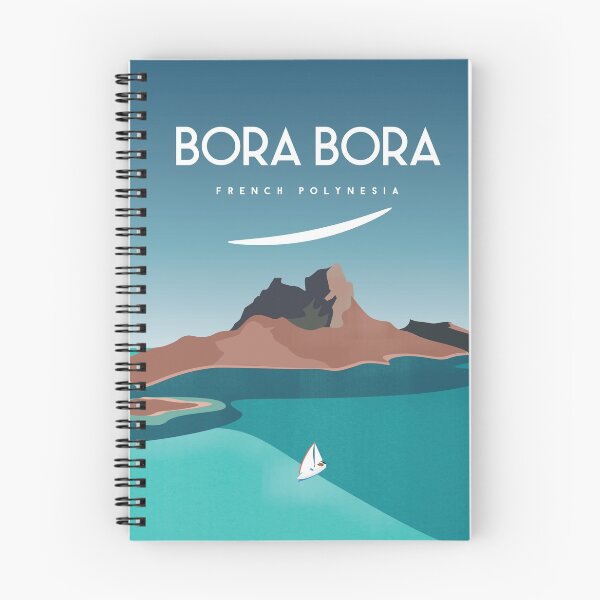 Item preview, Bora Bora island travel poster designed and sold by Arctic frame studio.