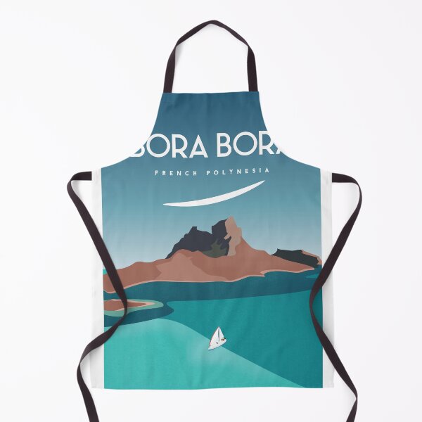 Item preview, Bora Bora island travel poster designed and sold by Arctic frame studio.