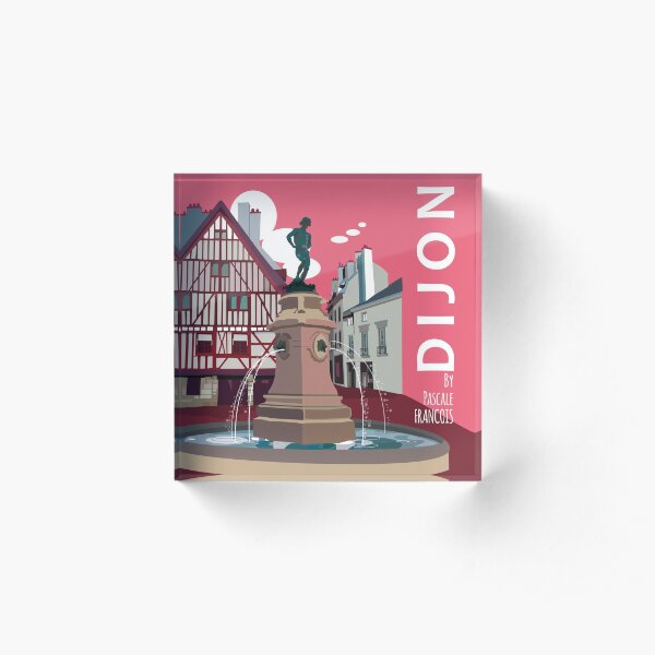 the Bareuzai in Dijon Acrylic Block