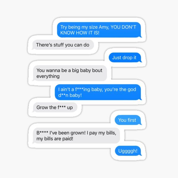 Try Being My Size Amy Sticker By Art By Alyssa Redbubble