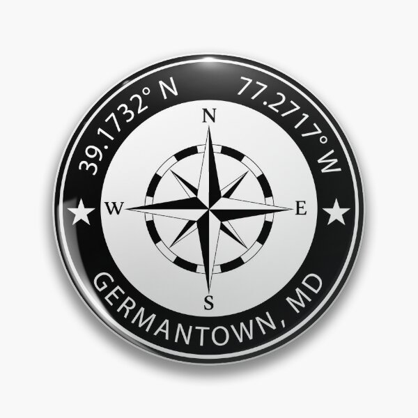 Item preview, Germantown, Maryland Geographical Coordinates designed and sold by TeeOhGraphics.