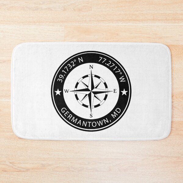 Item preview, Germantown, Maryland Geographical Coordinates designed and sold by TeeOhGraphics.
