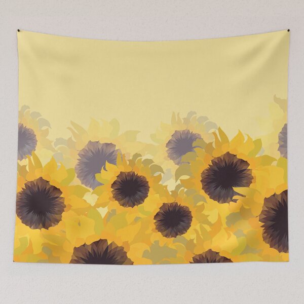 Item preview, Painted sunflower garden designed and sold by windcolors.
