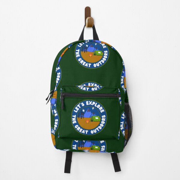 Item preview, Let’s Explore The Great Outdoors - Happy Camping designed and sold by Cute Designs Shop.