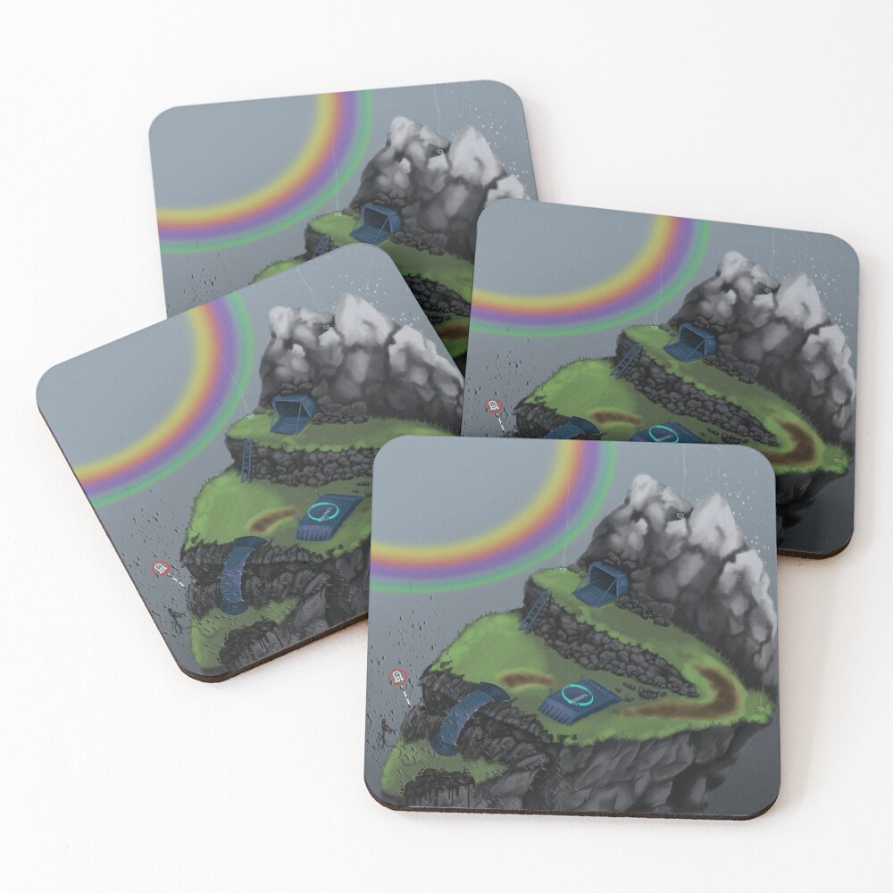 Item preview, Coasters (Set of 4) designed and sold by RaverGreen.
