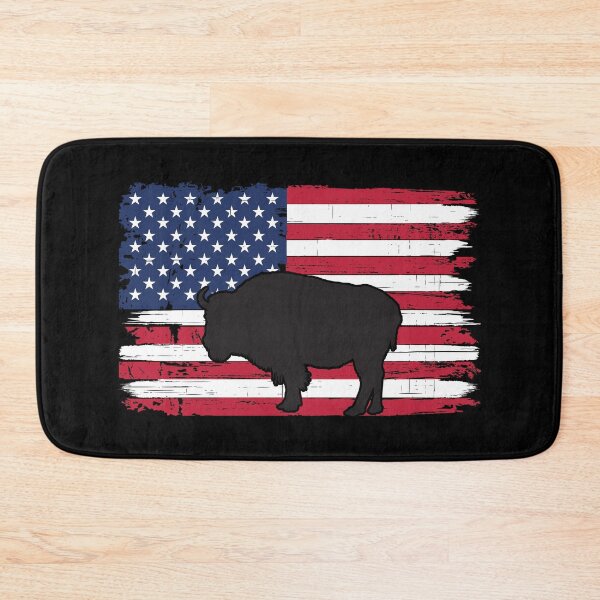 Item preview, American Flag Grunge Buffalo  designed and sold by larspat.