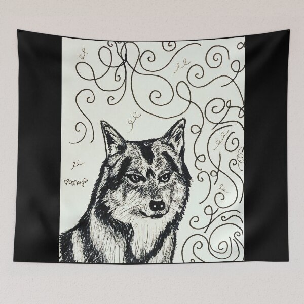 Item preview, Wolf of Wisdom designed and sold by MargoCamille.