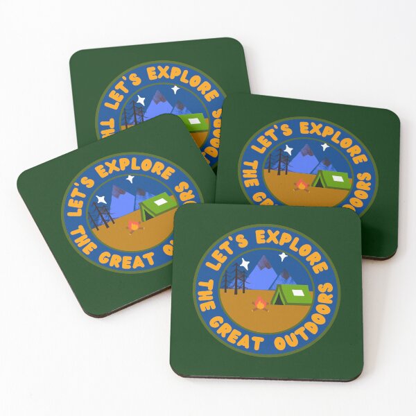 Item preview, Camping Enthusiasts - Let’s Explore The Great Outdoors - Happy Camping  designed and sold by Cute Designs Shop.