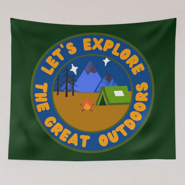 Item preview, Camping Enthusiasts - Let’s Explore The Great Outdoors - Happy Camping  designed and sold by Cute Designs Shop.