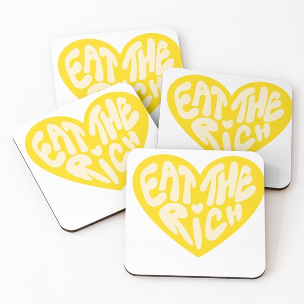 Item preview, Yellow Eat the Rich designed and sold by LastMilkshake.
