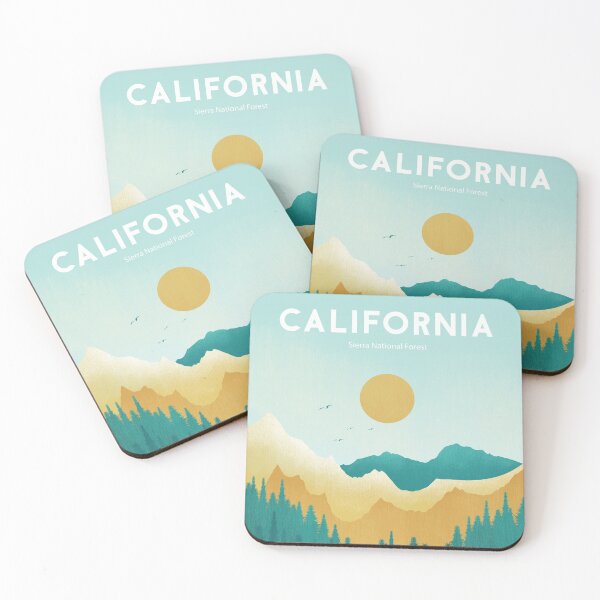 Item preview, California travel poster  designed and sold by Arctic frame studio.