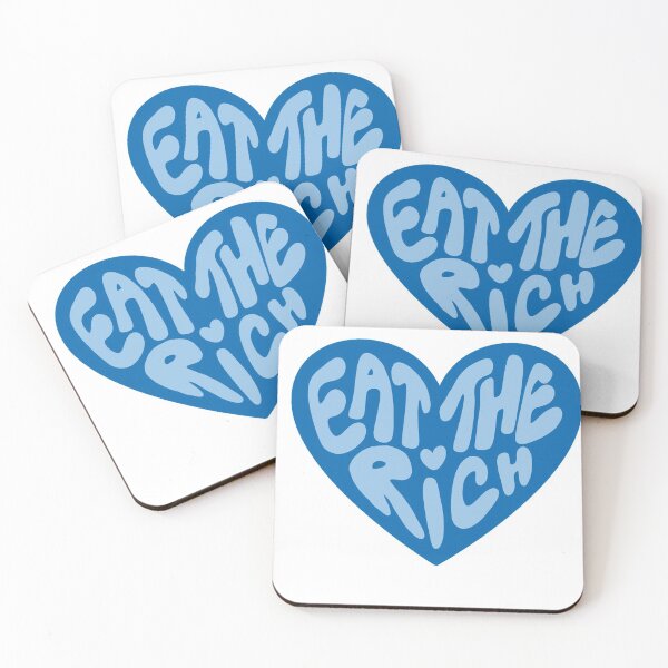 Item preview, Blue Eat the Rich designed and sold by LastMilkshake.