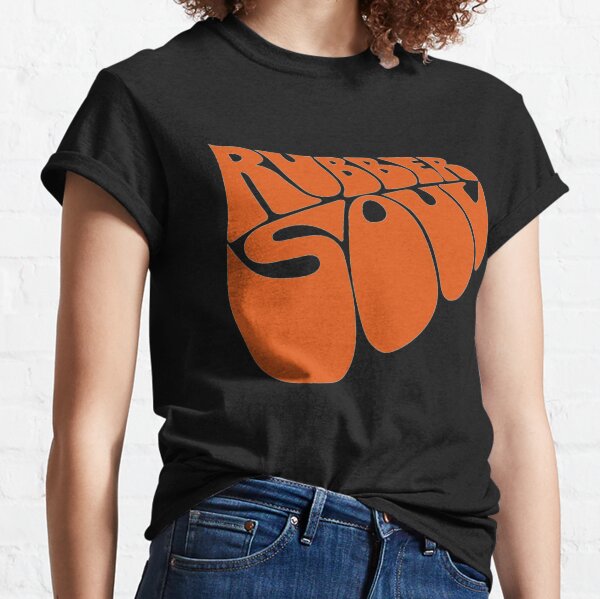 Logotipo de Rubber Soul Camiseta clásica
